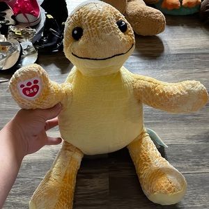 Build a Bear Plush Stuffed BABW Travelin Sea Tortoise Turtle yellow